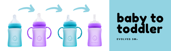 Hamarue 3-in-1 Glass Sippy Cups for Toddlers | Silicone Coated Glass Baby  Bottles | Non-Toxic Transi…See more Hamarue 3-in-1 Glass Sippy Cups for